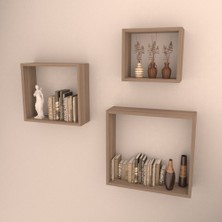 Rafkestir 3 Lü Kutu Raf Set  Cordoba  Mat