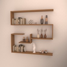 Rafkestir Agra Duvar Raf Set Bambu  Mat