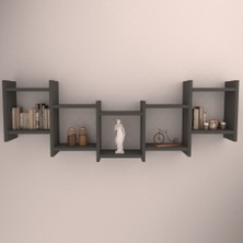 Rafkestir Duvar Raf Set x23 Antrasit  Mat