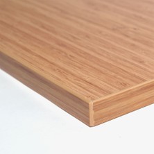 Rafkestir 80 x 15 Gizli Bağlantılı Duvar Rafı  Mat Bambu