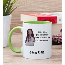 Hediye Dükkanı Kişiye Özel Sen Onu Da Soğutursun Esprili Yeşil Kupa Bardak