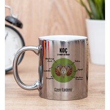 Hediye Dükkanı Kişiye Özel Koç Burcuna Hediye Silver Kupa Bardak