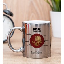 Hediye Dükkanı Kişiye Özel Başak Burcuna Hediye Silver Kupa Bardak