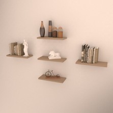 5'li Sonoma Duvar Rafı Cappicino