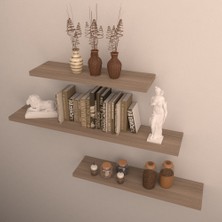 Rafkestir 3'lü Raf Set  80 x 60 x 40  Cordoba