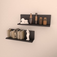 Rafkestir 2'li Zigana Duvar Rafı  Wenge