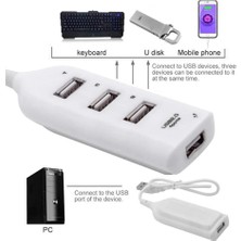 Ancheyn 4 Port USB Çoklayıcı Çoğaltıcı Hub Switch Splitter 4502