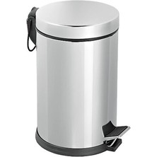 Gross AVM Paslanmaz Pedallı Çöp Kovası 8 Litre