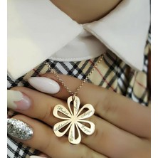 Gökdeniz 925 Papatya Isimli Gümüş Kadın Kolye