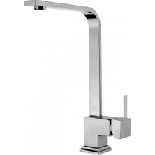 Milenay London Chrome Square Eviye Mutfak Bataryası, Dekoratif Batarya