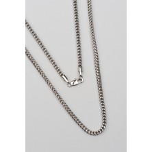 So CHIC Örgü  Zincirli Çelik Erkek Kolye