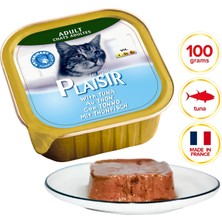 Plaisir Pate Tuna Balık Etli 100gr Plaisir Yaş Kedi Maması 32ADET