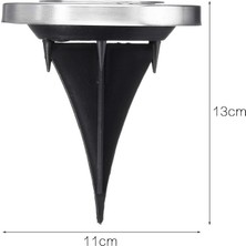 Moonlight 8-Led Gömülü Güneş Enerjisi Işık Yer Altı Lambası Açık Yol Yolu Bahçe Zemin Kaplaması  (Yurt Dışından)