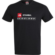 The North Face M S/s Gps Tee  Istanbul Erkek Günlük Tişört NF0A7ZC2JK31 Siyah