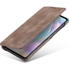 Eabhulie Huawei P30 İçin İnce Flip Pu Deri Manyetik Standlı Shockproof Kılıf (Yurt Dışından)