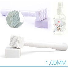 Derma Mikro Stamp 140 Iğne Titanyum N140 Dermastamp 1,00MM + Dezenfekte Sprey