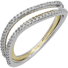 Sirius Üç Sıra Pırlantalı Yüzük 0403R0017