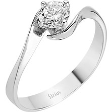 Sirius G Renk 0,45 Karat Pırlanta Tektaş Yüzük 0401R0171