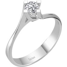 Sirius G Renk 0,29 Karat Pırlanta Tektaş Yüzük 0417R0088