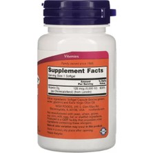 Now Foods High Potency Vitamin D-3 125 Mcg (5,000 Iu) 240 Softgels. USA