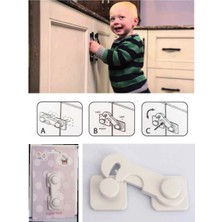 Eym Bebek Çocuk Için Dolap Kapak Güvenlik Kilidi