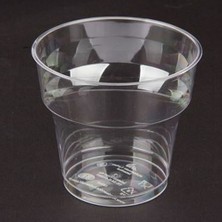 Samur Şeffaf Kristal Mika Ekstra Sert Plastik Bardak 180 cc 25 Adet