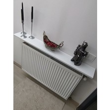 Talas Tozu Talastozu Beyaz Petek Üstü Tak Cıkar Duvar Montajsız Raf  80 cm