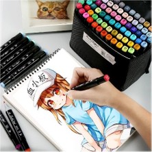 Touch Five 18 Renk Siyah Kabuk Copic Işaretleyiciler Kroki Seti Manga Tasarım Için Çift Kafa Fırça Kalem Okul Sanat Malzemeleri Için (Yurt Dışından)