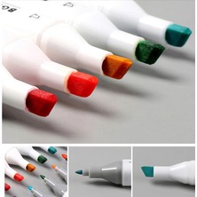 Touch Five 40 Renk Beyaz Kabuk Copic Işaretleyiciler Kroki Seti Manga Tasarım Için Çift Kafa Fırça Kalem Okul Sanat Malzemeleri Için (Yurt Dışından)