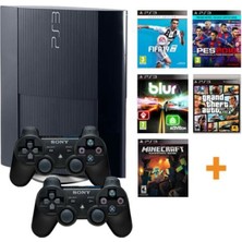Sony Playstation 3 Super Slim 500 GB + 2 Orijinal Kol + 40 Oyun