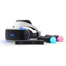 Sony Playstation Vr Sanal Gerçeklik Gözlüğü + Kamera 2 Move Teşhir Ürünü