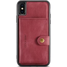 Lnobern iPhone XS Max (6.5 inç) İçin Uygun Çıkarılabilir Tutucu ve Cüzdan Cep Telefonu Koruyucu Kılıf (Yurt Dışından)