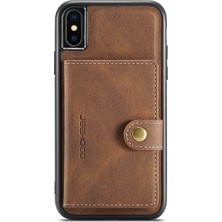 Lnobern iPhone XS Max (6.5 inç) İçin Uygun Çıkarılabilir Tutucu ve Cüzdan Cep Telefonu Koruyucu Kılıf (Yurt Dışından)