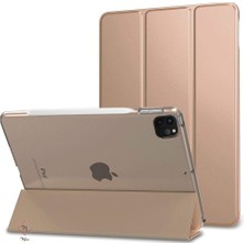 MobaxAksesuar Apple iPad Pro 12.9 6. Nesil 5. Nesil 2021 2022 Kılıf PU Deri Smart Standlı Case A2378 A2379 A2461 A2462