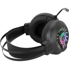 MobaxAksesuar Rgb Işıklı Oyuncu Kulaklığı Kulaküstü Xtrike Me GH-605