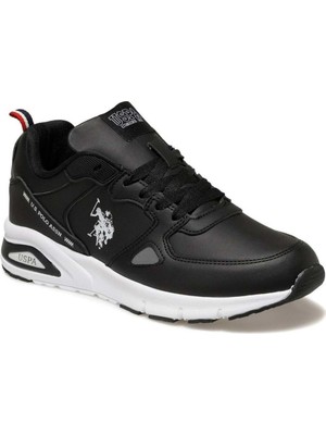 U.S. Polo Assn. Vance 1pr Siyah Erkek Günlük Yürüyüş Spor Ayakkabı - Siyah