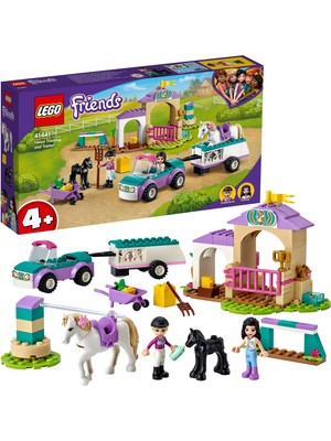 LEGO Friends At Eğitmeni ve At Eğitimi 41441 - LEGO Friends Stephanie; Emma ve 2 Hayvan İçeren Oyuncak Yapım Seti (148 Parça)