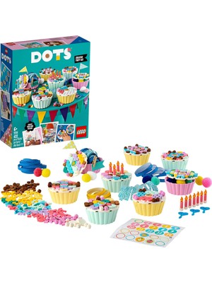 LEGO DOTS Yaratıcı Parti Seti 41926 El Sanatları Seti; Çocuklar için Mükemmel bir Grup Oyunu Aktivitesi (622 Parça)
