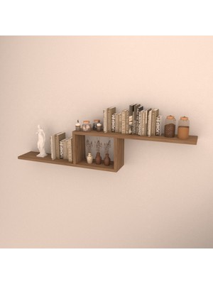 Rafkestir Side Duvar Rafı  Kafkas Meşe  Mat