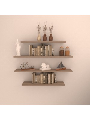 Rafkestir 4 Lü Raf Set  80x80x60x60  Cordoba  Mat