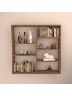 Rafkestir Bologna 2 Duvar Rafı Kafkas Meşe  Mat