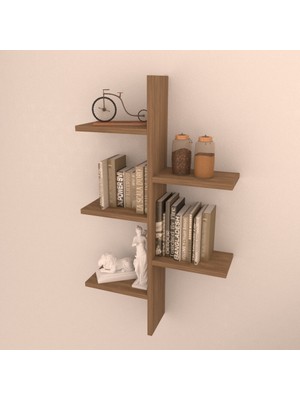 Rafkestir Anka Duvar Raf Seti Kafkas Meşe  Mat