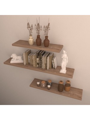 Rafkestir 3 Lü Raf Set   75 x 55 x 35  Sacramento  Mat