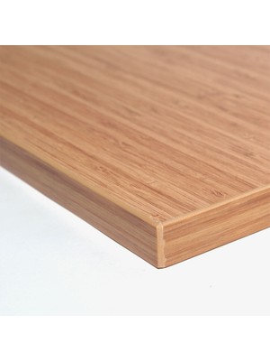 Rafkestir 80 x 15 Gizli Bağlantılı Duvar Rafı  Mat Bambu