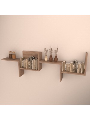 Rafkestir Siena Duvar Raf Seti Sacramento  Mat