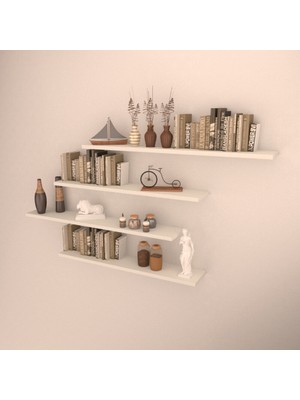 Rafkestir 4'lü Raf Set  90x90x80x80  Beyaz