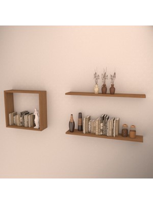 Rafkestir Miray Duvar Raf Seti Bambu