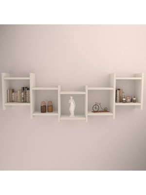 Rafkestir Duvar Raf Set x23 Beyaz