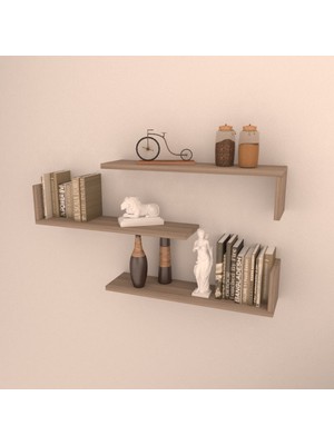 Rafkestir 3'lü L Raf Set   60 cm   Cordoba