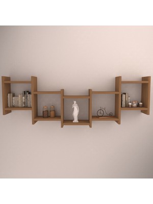 Rafkestir Duvar Raf Set x23 Bambu